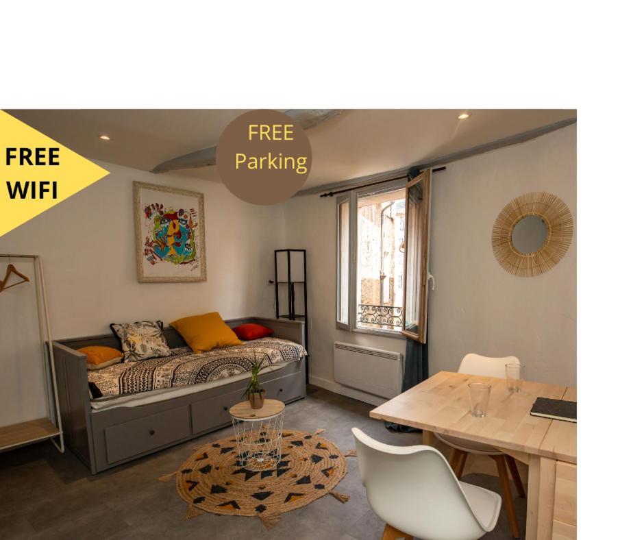 Studio Cosy Dans Centre Historique Avec Parking Apartment Грас Екстериор снимка